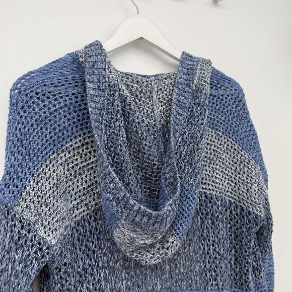 Gap Multi Blue Cardigan Cotton Oversized Size Medium Gap for Good Boho - Picture 10 of 10